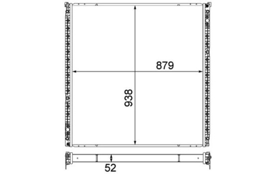 Low Temperature Cooler, intercooler BEHR *** PREMIUM LINE ***