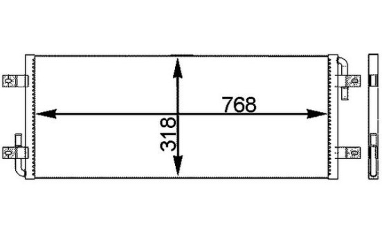 Low Temperature Cooler, intercooler BEHR *** PREMIUM LINE ***, Image 2