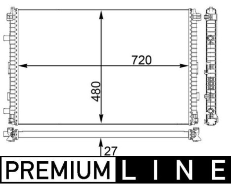 Low Temperature Cooler, intercooler BEHR *** PREMIUM LINE ***, Image 2