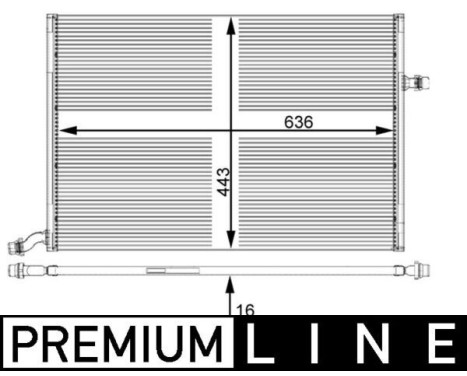 Low Temperature Cooler, intercooler BEHR *** PREMIUM LINE ***, Image 2