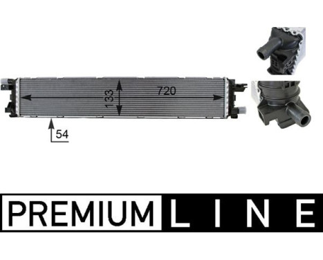 Low Temperature Cooler, intercooler PREMIUM LINE