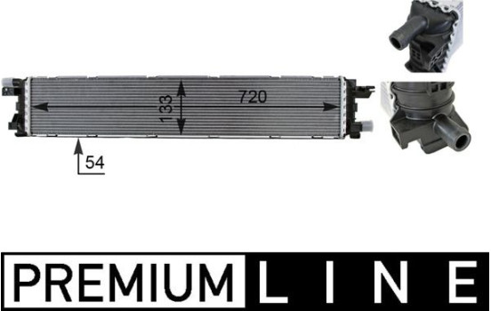 Low Temperature Cooler, intercooler PREMIUM LINE