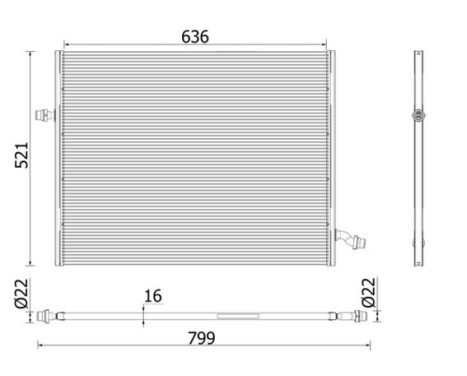 Low temperature cooler, intercooler