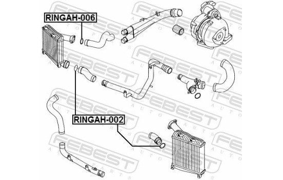 Seal Ring, turbo air hose, Image 2
