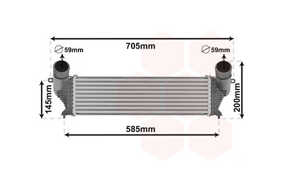 turbo cooler 01014700 International Radiators