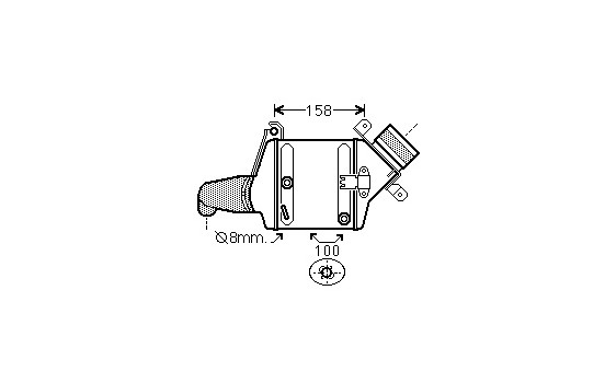 Intercooler, charger 06004381 International Radiators