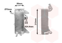 Oil cooler, automatic transmission 03013725 International Radiators