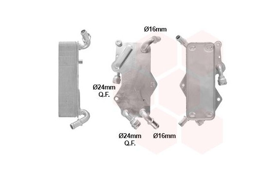 Oil cooler, automatic transmission 03013727 International Radiators