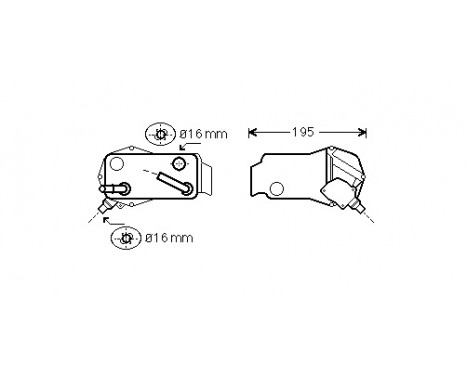 Oil Cooler, automatic transmission 06003351 International Radiators