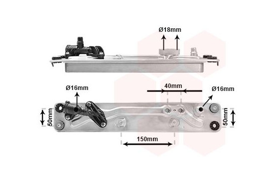 Oil Cooler, automatic transmission 06003573 International Radiators