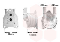 Oil cooler, automatic transmission 09013708 International Radiators