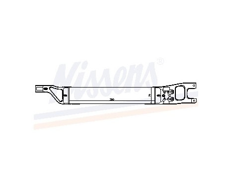 Oil Cooler, automatic transmission 90619 Nissens