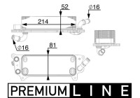 Oil Cooler, automatic transmission BEHR *** PREMIUM LINE ***