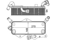Oil Cooler, automatic transmission BEHR *** PREMIUM LINE ***