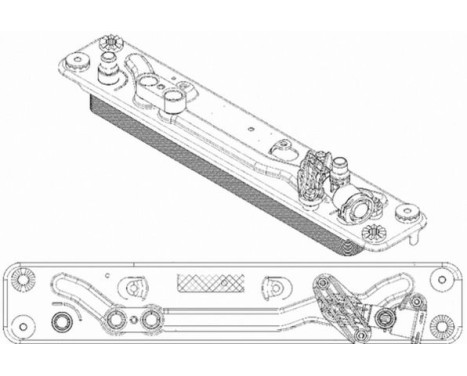 Oil Cooler, automatic transmission BEHR *** PREMIUM LINE ***
