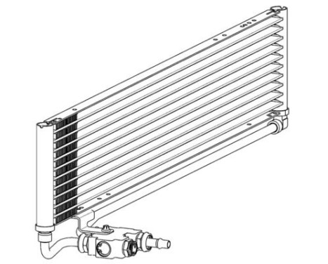 Oil Cooler, automatic transmission BEHR *** PREMIUM LINE ***, Image 2