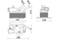 Oil Cooler, automatic transmission BEHR *** PREMIUM LINE ***