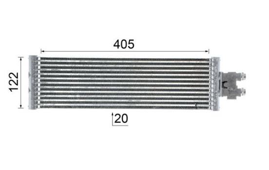 Oil Cooler, automatic transmission BEHR *** PREMIUM LINE ***, Image 12