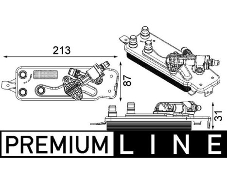 Oil Cooler, automatic transmission BEHR *** PREMIUM LINE ***