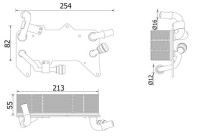 Oil Cooler, automatic transmission BEHR *** PREMIUM LINE ***