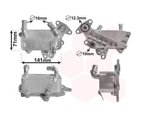Oil Cooler, automatic transmission *** IR PLUS ***