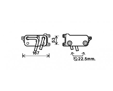 Oil Cooler, automatic transmission