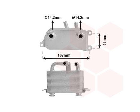 Oil Cooler, automatic transmission, Image 2
