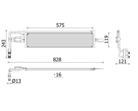 Oil cooler, automatic transmission