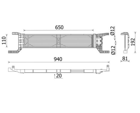 Oil cooler, automatic transmission