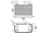Oil cooler, automatic transmission