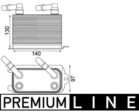 Oil cooler, automatic transmission, Image 2