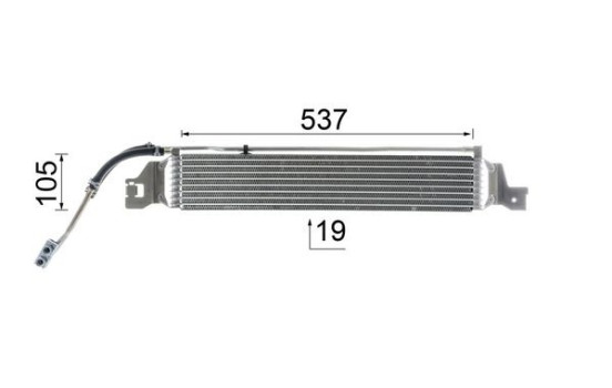 Oil cooler, automatic transmission, Image 11