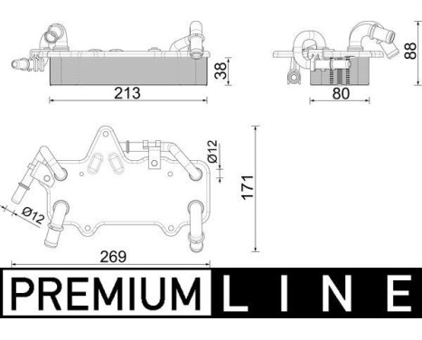 Oil cooler, automatic transmission