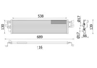 Oil cooler, automatic transmission