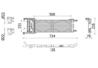 Oil cooler, automatic transmission