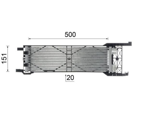 Oil cooler, automatic transmission, Image 11