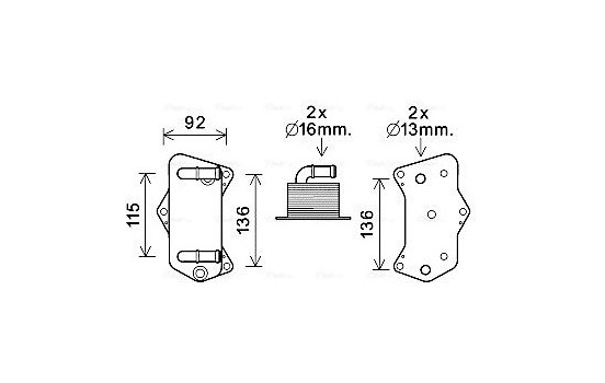 Oil Cooler, automatic transmission