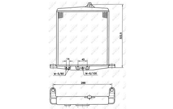 Oil cooler, automatic transmission