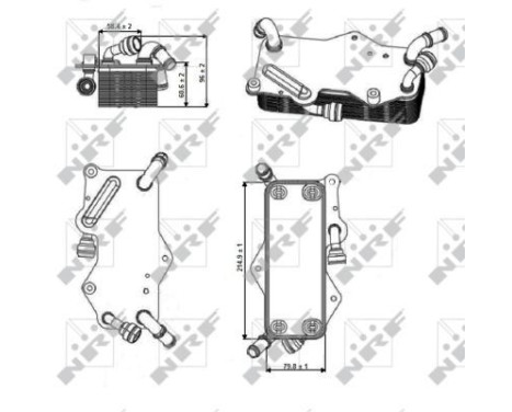 Oil Cooler, automatic transmission, Image 5