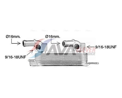 Oil Cooler, automatic transmission, Image 2