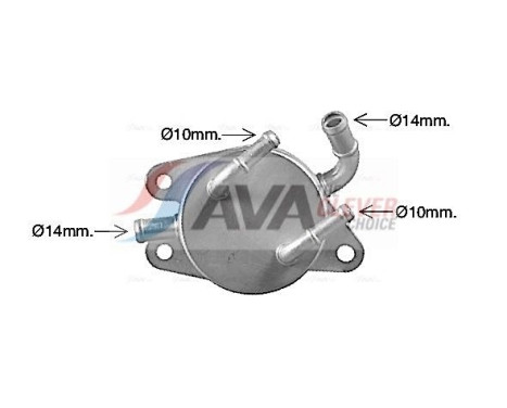 Oil Cooler, automatic transmission, Image 3