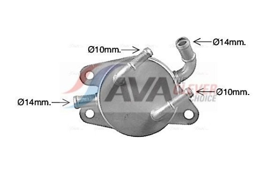 Oil Cooler, automatic transmission, Image 3