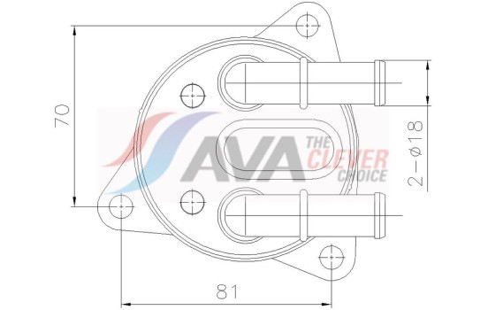 Oil cooler, automatic transmission