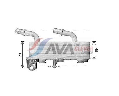 Oil Cooler, automatic transmission, Image 2