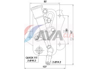 Oil cooler, automatic transmission
