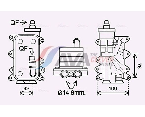 Oil Cooler, automatic transmission