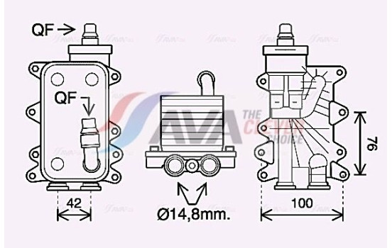 Oil Cooler, automatic transmission