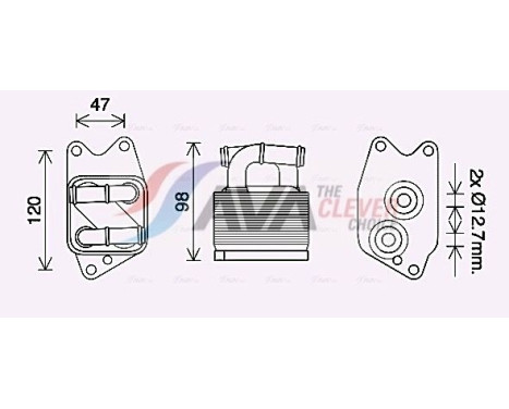 Oil Cooler, automatic transmission