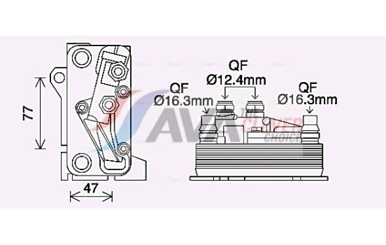Oil Cooler, automatic transmission