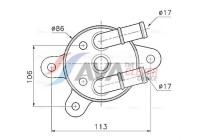 Oil cooler, automatic transmission